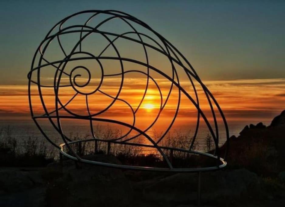 Atico En La Playa De Cangas Экстерьер фото
